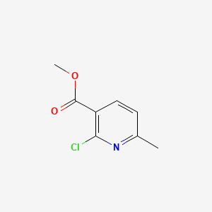 Methyl 2-chloro-6-methylnicotinate chemical structure (CAS 53277-47-7)