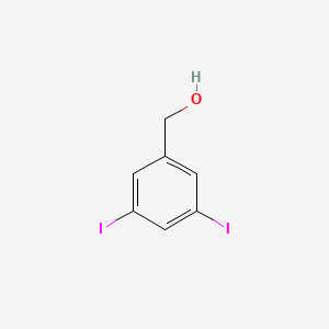 (3,5-Diiodophenyl)methanol chemical structure (CAS 53279-79-1)