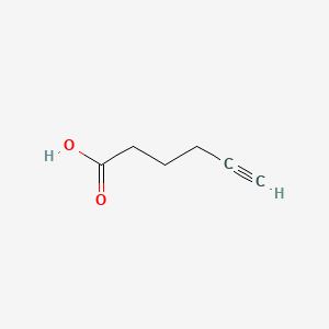 5-Hexynoic acid chemical structure (CAS 53293-00-8)