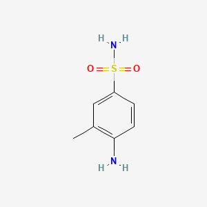 4-Amino-3-methylbenzenesulfonamide chemical structure (CAS 53297-70-4)