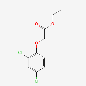Ethyl 2-(2,4-dichlorophenoxy)acetate chemical structure (CAS 533-23-3)