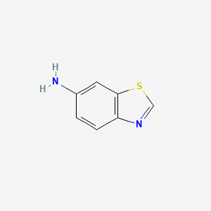 6-Aminobenzothiazole chemical structure (CAS 533-30-2)