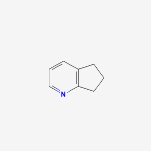 6,7-Dihydro-5H-cyclopenta[b]pyridine chemical structure (CAS 533-37-9)