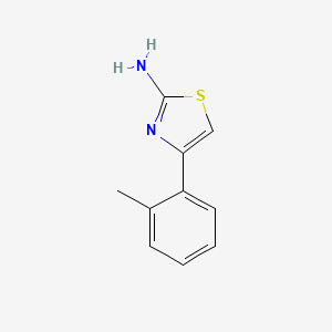 4-(o-Tolyl)thiazol-2-amine chemical structure (CAS 5330-79-0)