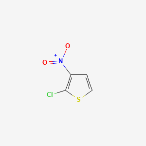 2-Chloro-3-nitrothiophene chemical structure (CAS 5330-98-3)