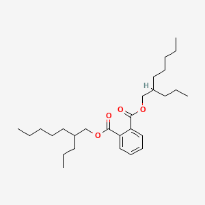 Bis(2-propylheptyl) phthalate chemical structure (CAS 53306-54-0)