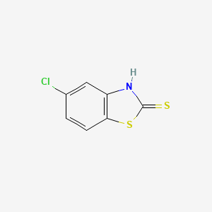 5-Chlorobenzo[d]thiazole-2(3H)-thione chemical structure (CAS 5331-91-9)