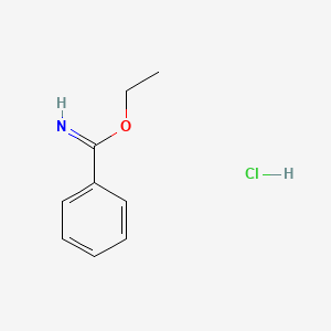 Ethyl benzimidate hydrochloride chemical structure (CAS 5333-86-8)