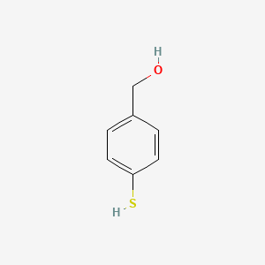 (4-Mercaptophenyl)methanol chemical structure (CAS 53339-53-0)