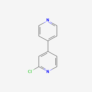 2-Chloro-4,4'-bipyridine chemical structure (CAS 53344-73-3)