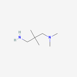N1,N1,2,2-Tetramethylpropane-1,3-diamine chemical structure (CAS 53369-71-4)