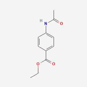 Ethyl 4-acetamidobenzoate chemical structure (CAS 5338-44-3)