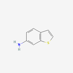 Benzo[b]thiophen-6-amine chemical structure (CAS 5339-33-3)
