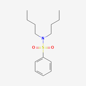 N,N-Dibutylbenzenesulfonamide chemical structure (CAS 5339-59-3)