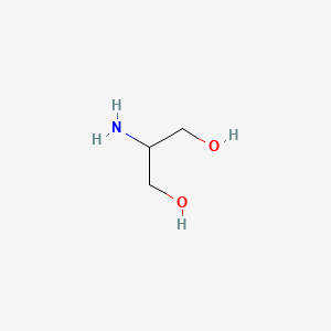 2-Aminopropane-1,3-diol chemical structure (CAS 534-03-2)
