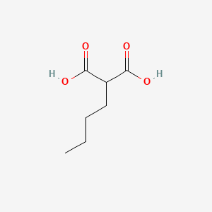 2-Butylmalonic acid chemical structure (CAS 534-59-8)
