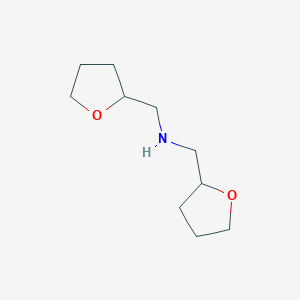 Bis((tetrahydrofuran-2-yl)methyl)amine chemical structure (CAS 5343-16-8)