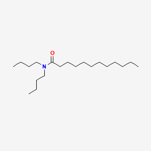 N,N-Dibutyldodecanamide chemical structure (CAS 5343-44-2)