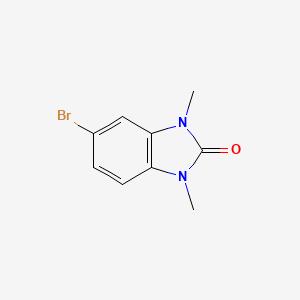 5-Bromo-1,3-dimethyl-1,3-dihydro-2H-benzo[d]imidazol-2-one chemical structure (CAS 53439-89-7)