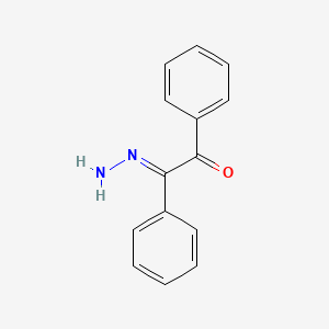 2-Hydrazineylidene-1,2-diphenylethan-1-one chemical structure (CAS 5344-88-7)