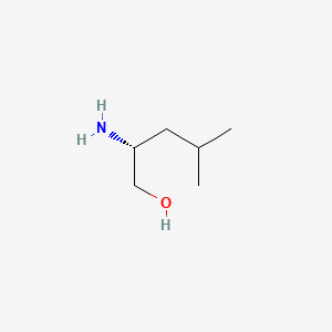 (R)-2-Amino-4-methylpentan-1-ol chemical structure (CAS 53448-09-2)