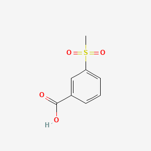 3-(Methylsulfonyl)benzoic acid chemical structure (CAS 5345-27-7)