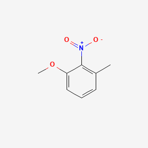 1-Methoxy-3-methyl-2-nitrobenzene chemical structure (CAS 5345-42-6)