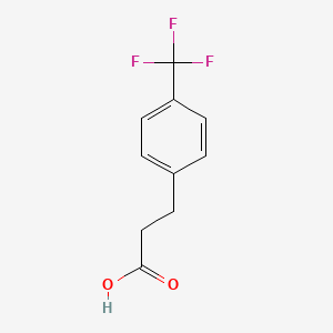 4-(Trifluoromethyl)hydrocinnamic acid chemical structure (CAS 53473-36-2)