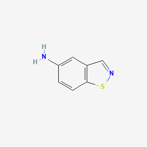 Benzo[d]isothiazol-5-amine chemical structure (CAS 53473-85-1)