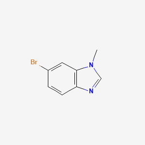 6-Bromo-1-methyl-1H-benzo[d]imidazole chemical structure (CAS 53484-16-5)