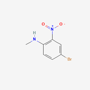 4-Bromo-N-methyl-2-nitroaniline chemical structure (CAS 53484-26-7)