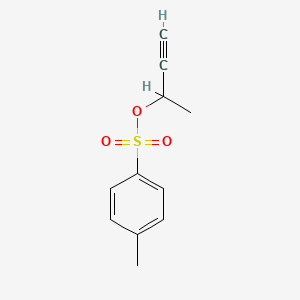 But-3-yn-2-yl 4-methylbenzenesulfonate chemical structure (CAS 53487-52-8)