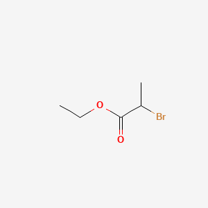 Ethyl 2-bromopropionate chemical structure (CAS 535-11-5)