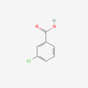 3-Chlorobenzoic acid chemical structure (CAS 535-80-8)