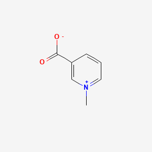 1-Methylpyridin-1-ium-3-carboxylate chemical structure (CAS 535-83-1)
