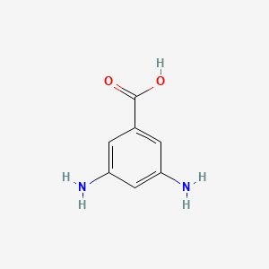 3,5-Diaminobenzoic acid chemical structure (CAS 535-87-5)