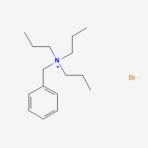 N-Benzyl-N,N-dipropylpropan-1-aminium bromide chemical structure (CAS 5350-75-4)