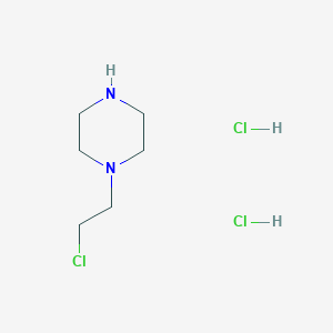 1-(2-Chloroethyl)piperazine dihydrochloride chemical structure (CAS 53502-60-6)
