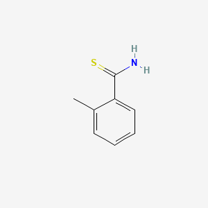 2-Methylbenzothioamide chemical structure (CAS 53515-19-8)