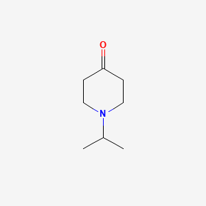 1-Isopropyl-4-piperidone chemical structure (CAS 5355-68-0)