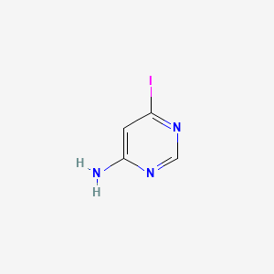 6-Iodopyrimidin-4-amine chemical structure (CAS 53557-69-0)