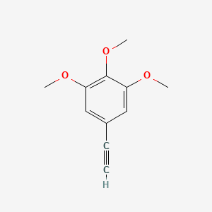 5-Ethynyl-1,2,3-trimethoxybenzene chemical structure (CAS 53560-33-1)