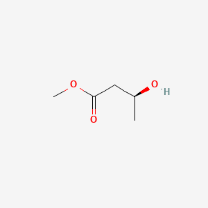 (S)-Methyl 3-hydroxybutanoate chemical structure (CAS 53562-86-0)