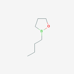 2-Butyl-1,2-oxaborolane chemical structure (CAS 5357-13-1)