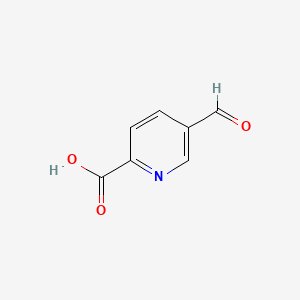 5-Formylpicolinic acid chemical structure (CAS 53574-58-6)