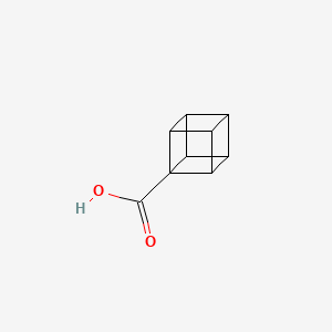 Cubane-1-carboxylic acid chemical structure (CAS 53578-15-7)