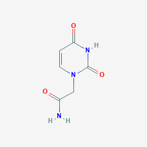 2-(2,4-Dioxo-3,4-dihydropyrimidin-1(2H)-yl)acetamide chemical structure (CAS 5358-14-5)