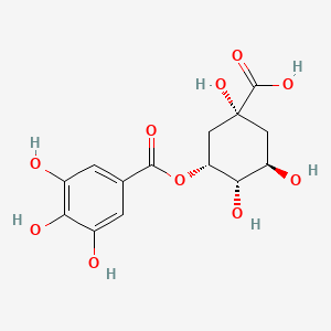 5-Galloylquinic acid chemical structure (CAS 53584-43-3)
