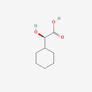 (R)-2-Cyclohexyl-2-hydroxyacetic acid chemical structure (CAS 53585-93-6)