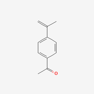 1-(4-(Prop-1-en-2-yl)phenyl)ethanone chemical structure (CAS 5359-04-6)